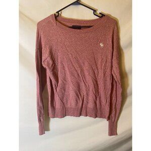 Abercrombie Women’s Sweater Y2K small Pink Streetwear Indie Knit 4/6‎ S vintage